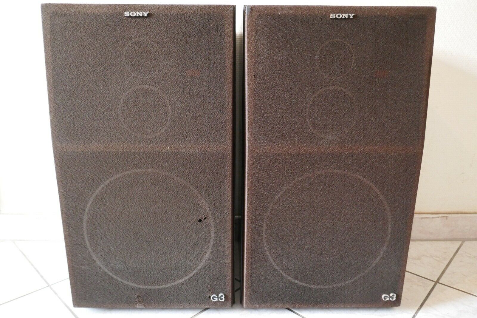 enceintes speakers sony ss-g3 vintage occasion