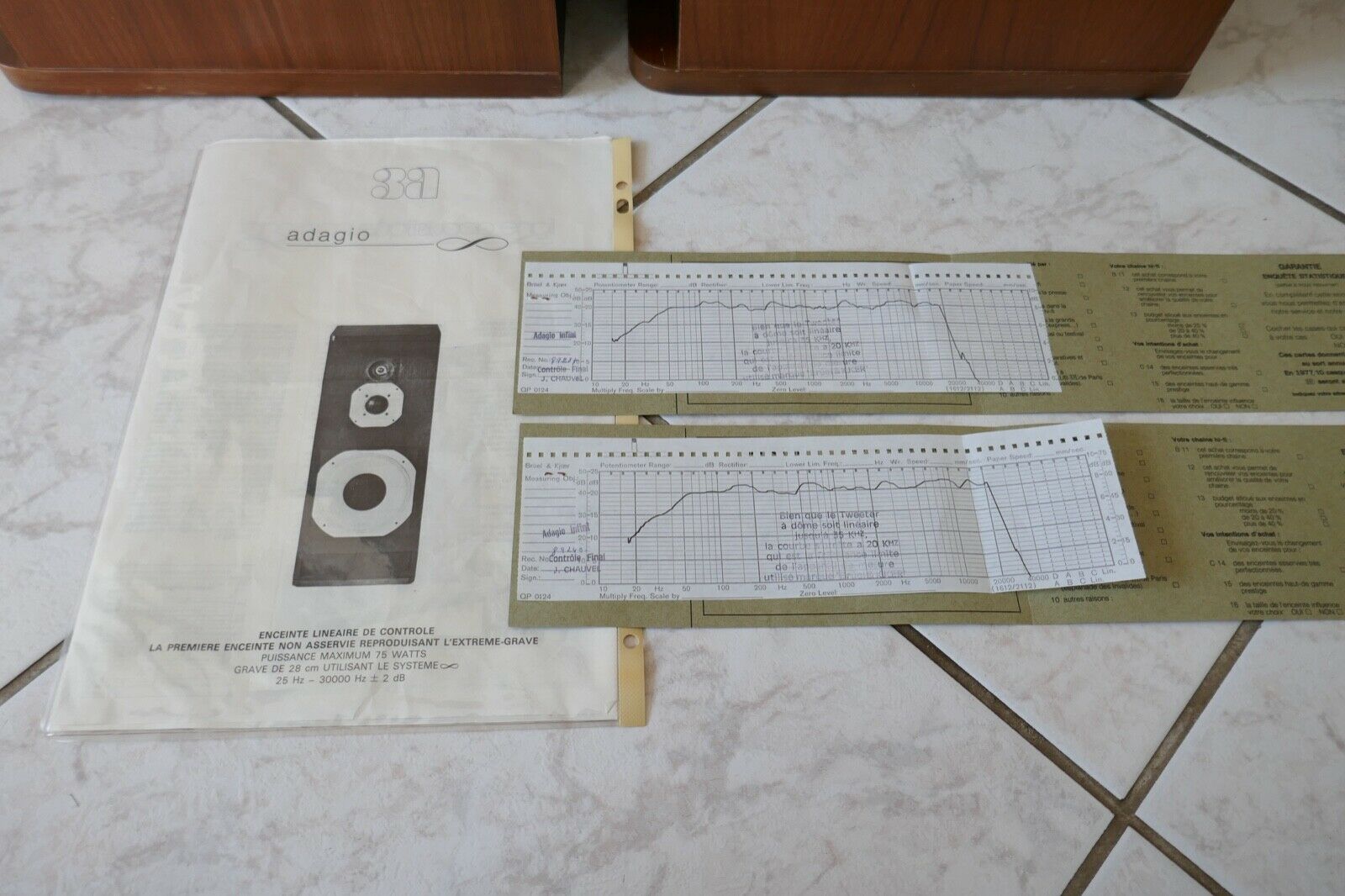 enceintes speakers 3a adagio infini vintage occasion