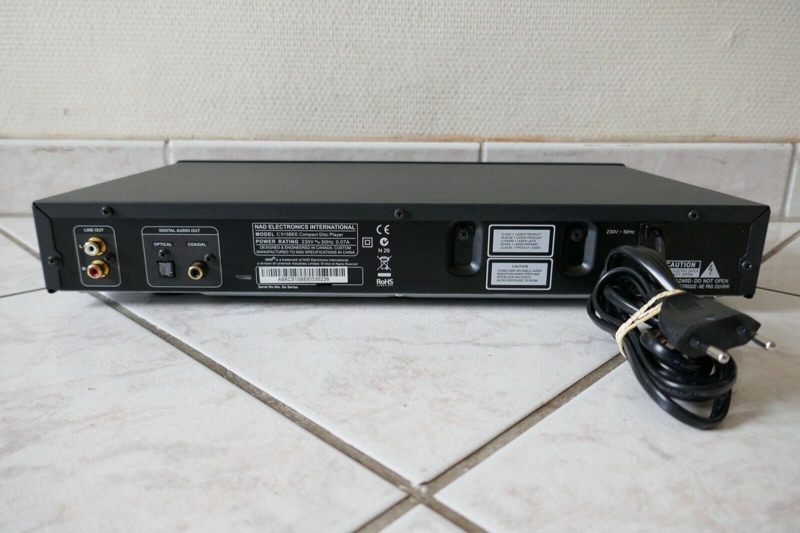 lecteur compact disc cd player nad C 515BEE vintage occasion
