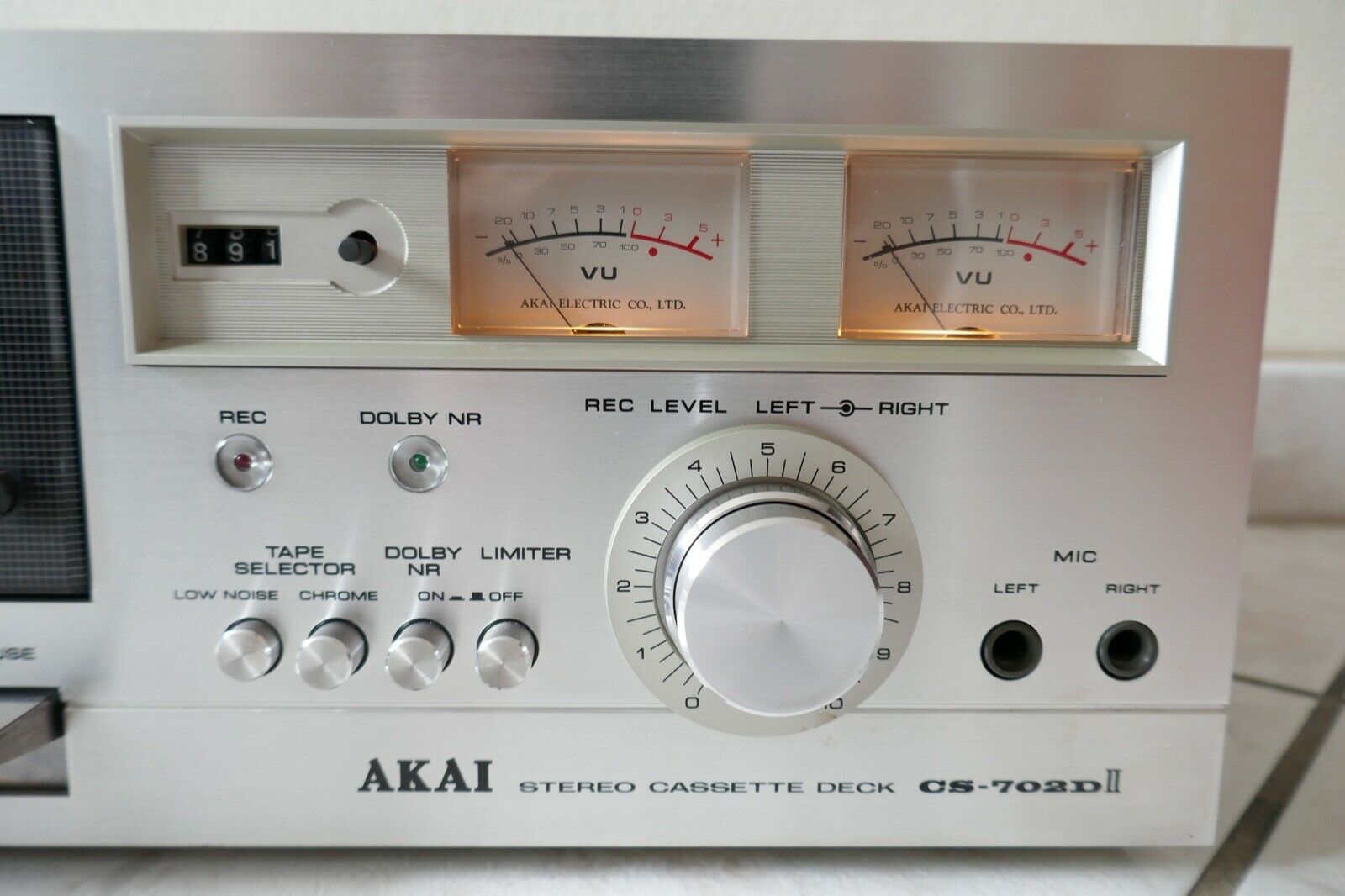 lecteur cassette tape deck akai CS-702DII vintage occasion