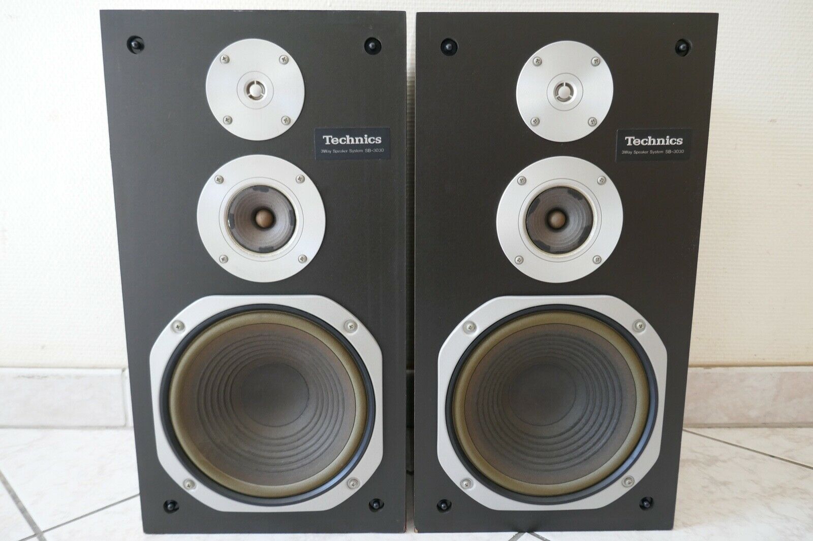 enceintes speakers technics SB-3030 vintage occasion
