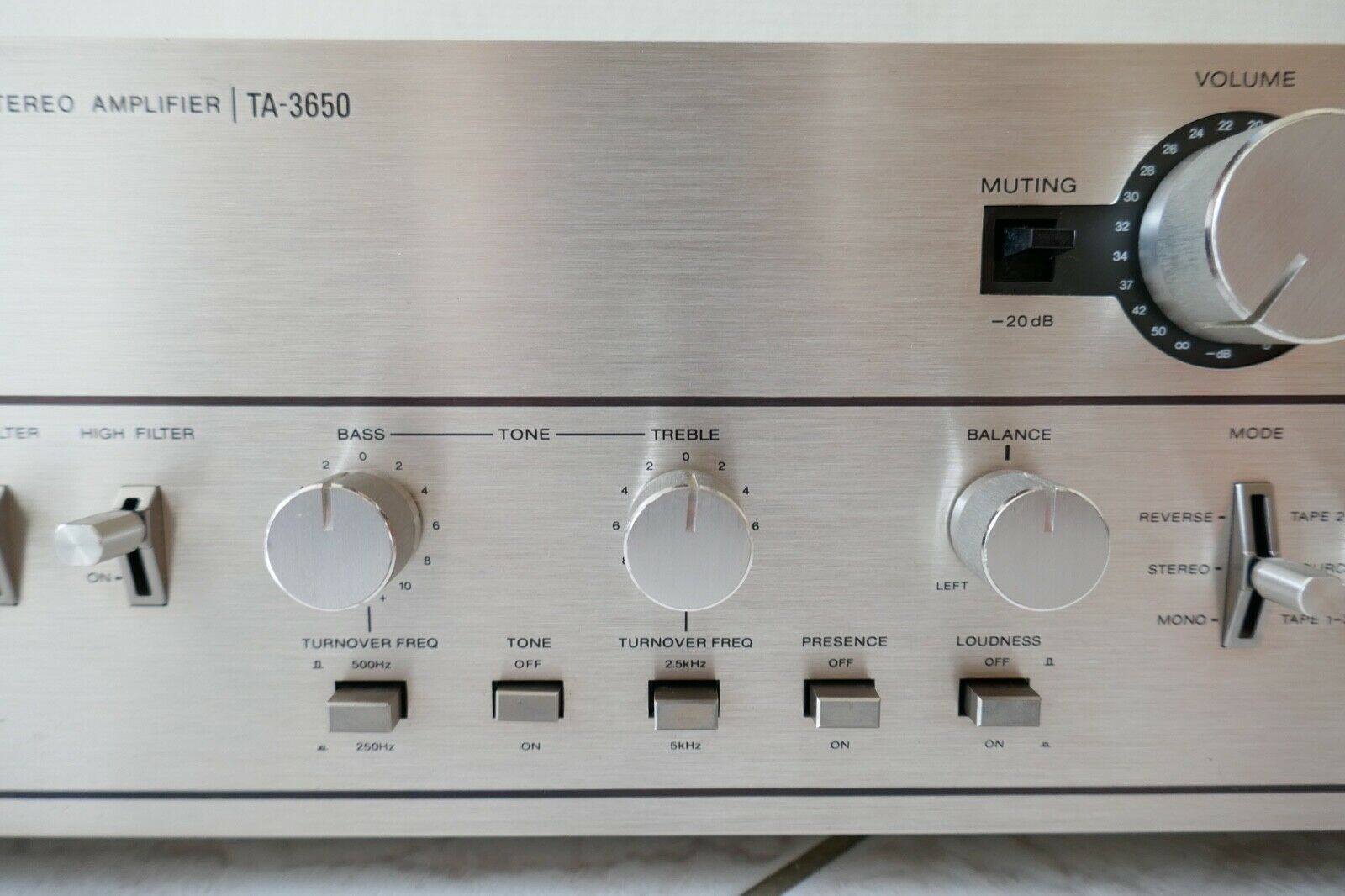 amplificateur amplifier sony ta-3650 vintage occasion