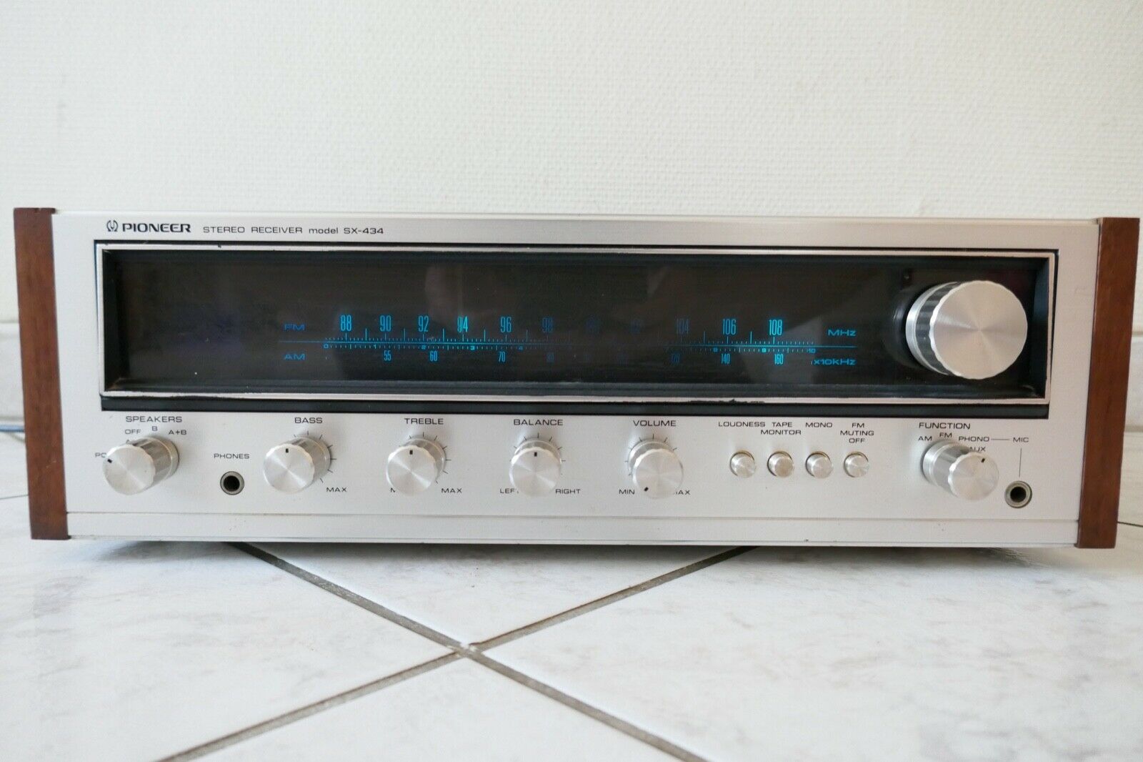 amplificateur amplifier pioneer sx-434 vintage occasion