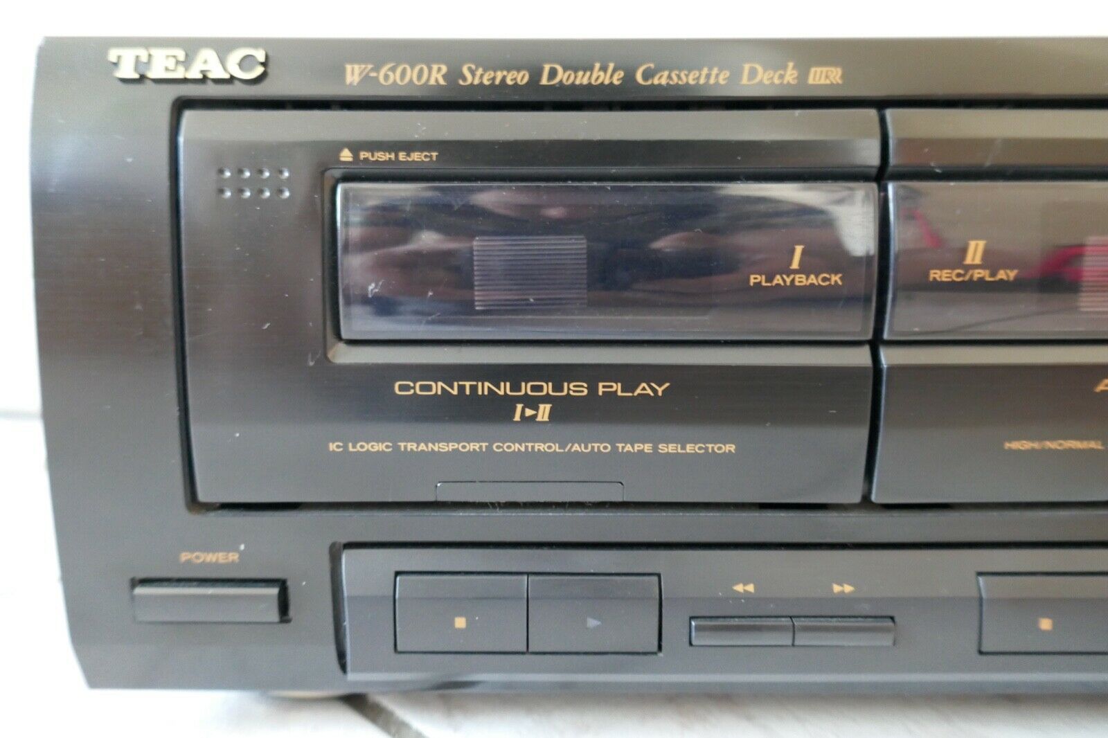 lecteur cassette tape deck teac W-600R vintage occasion