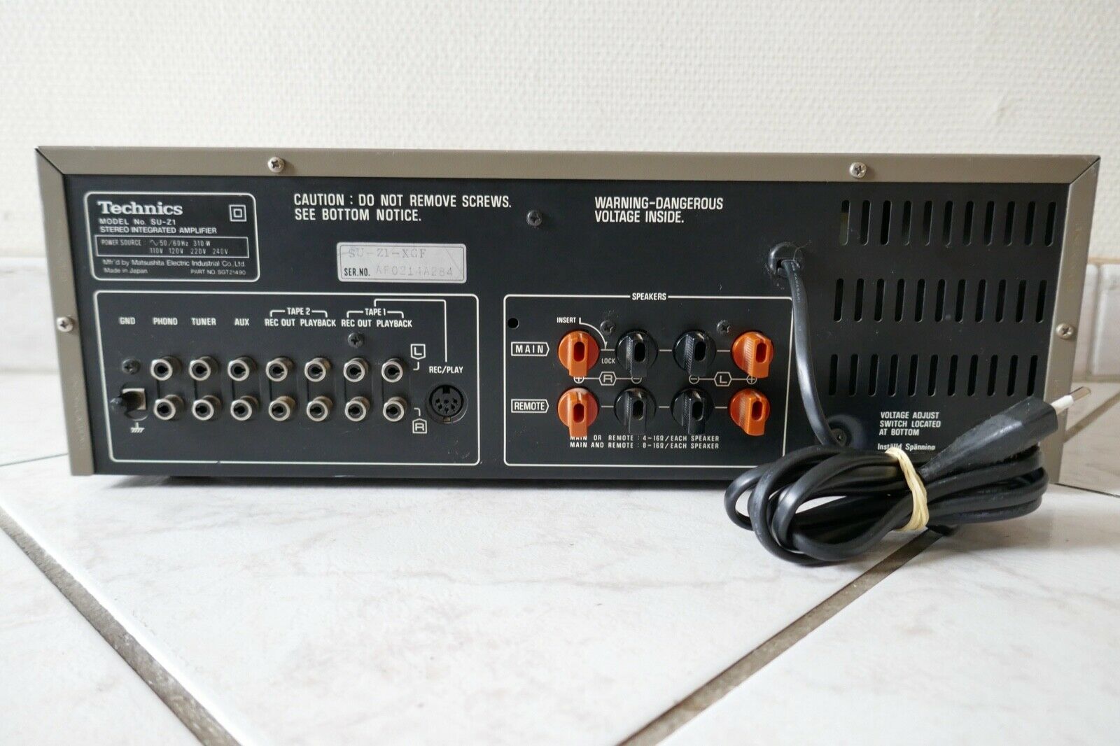 amplificateur amplifier technics SU-Z1 vintage occasion