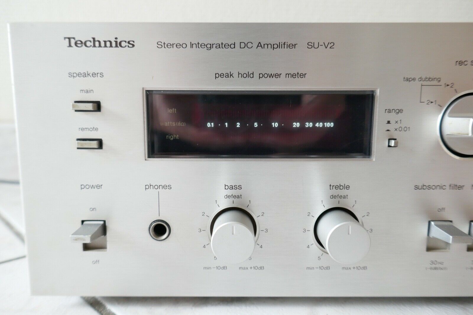 amplificateur amplifier technics SU-V2 vintage occasion