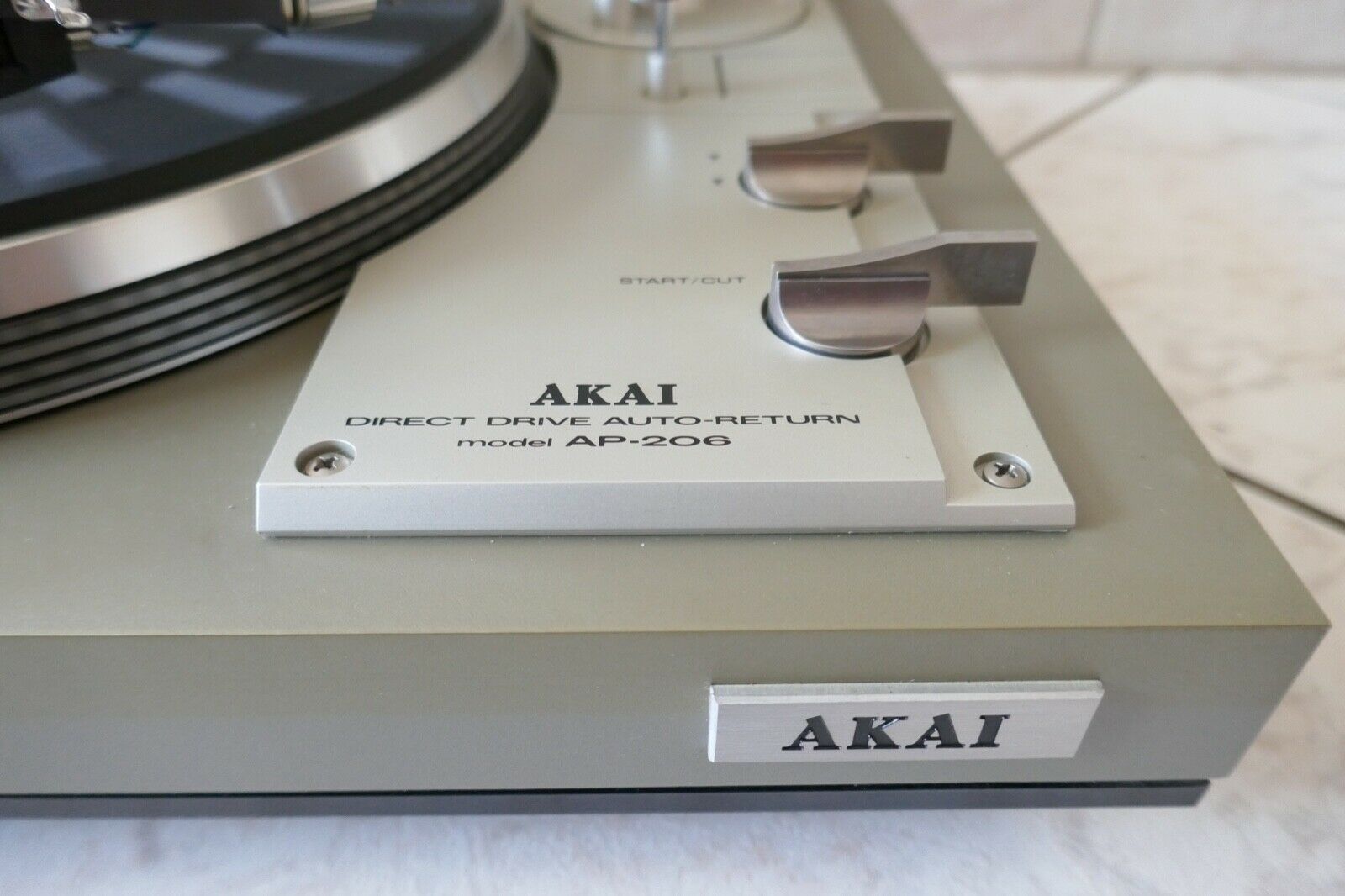 platine vinyle turntable akai AP-206C vintage occasion