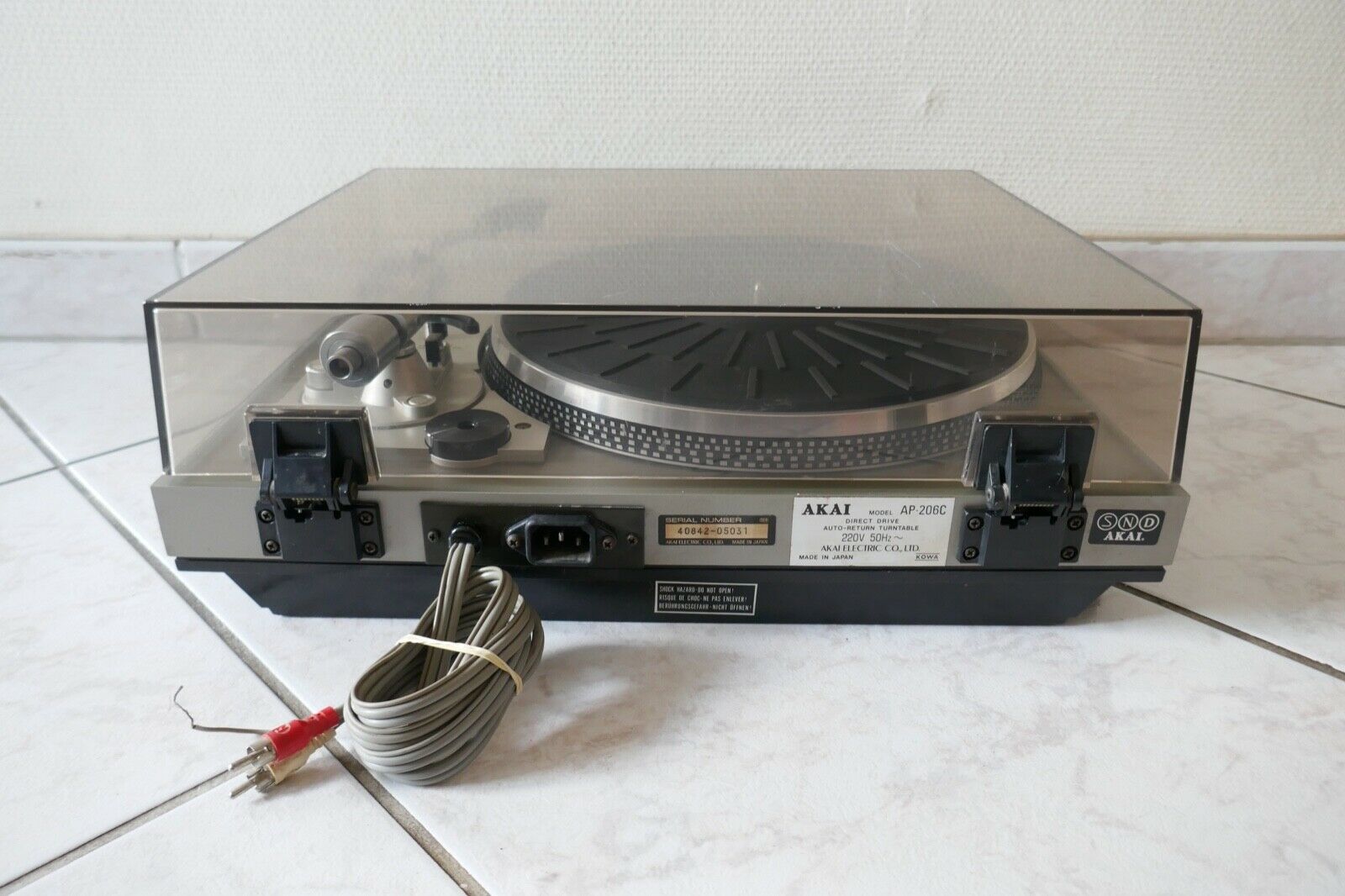 platine vinyle turntable akai AP-206C vintage occasion