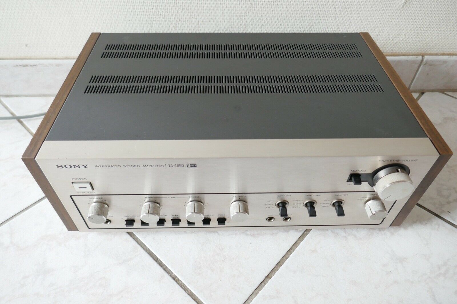 amplificateur amplifier sony TA-4650 VFET vintage occasion