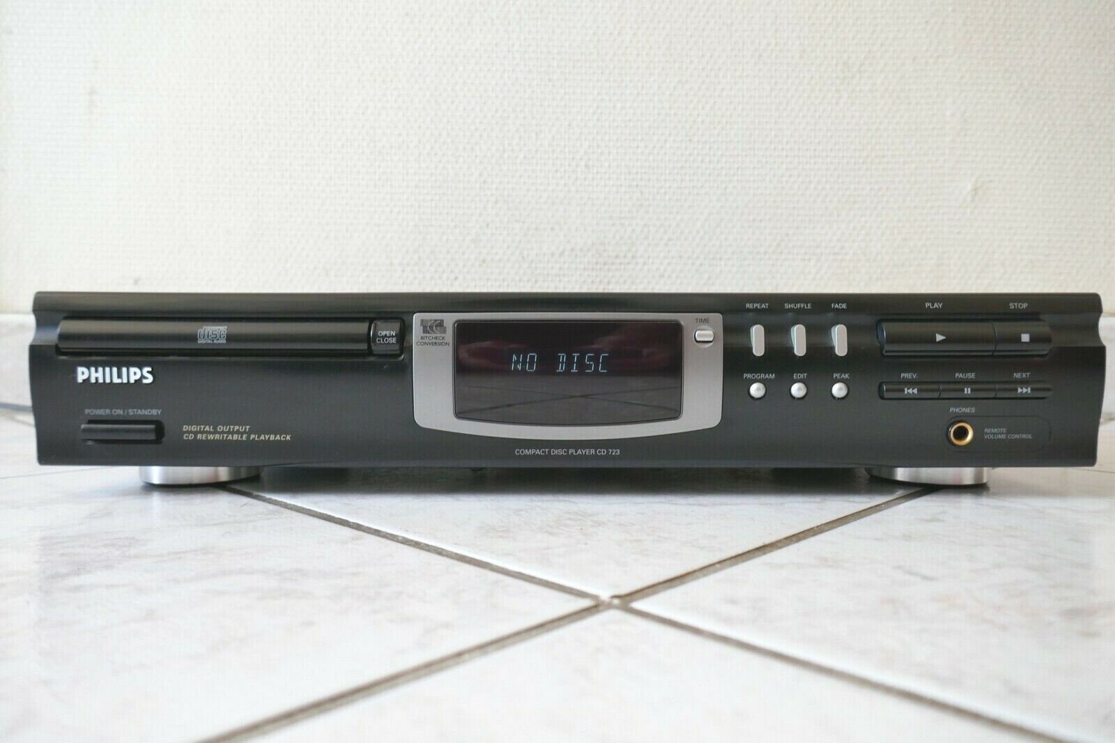 lecteur compact disc philips cd 723 vintage occasion