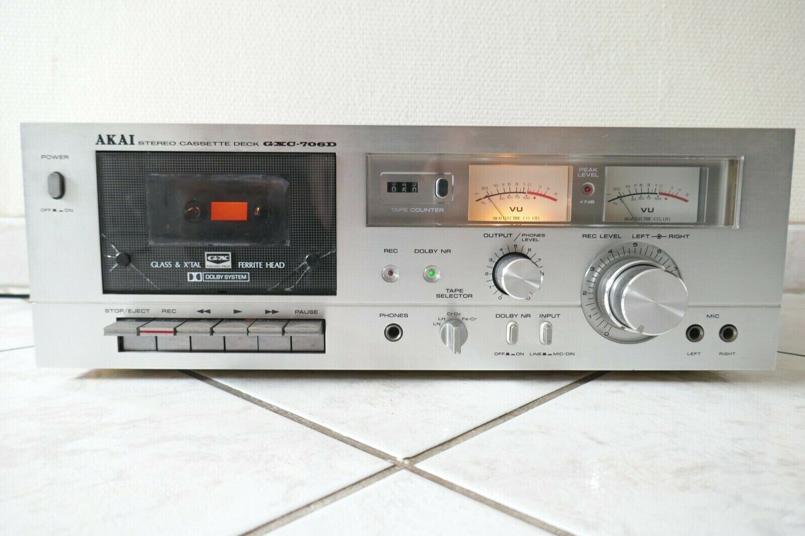 lecteur cassette tape deck AKAI GXC-706D vintage occasion