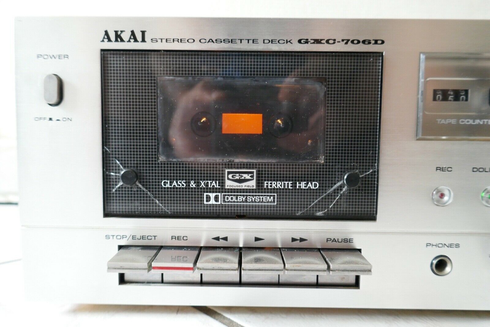 lecteur cassette tape deck AKAI GXC-706D vintage occasion