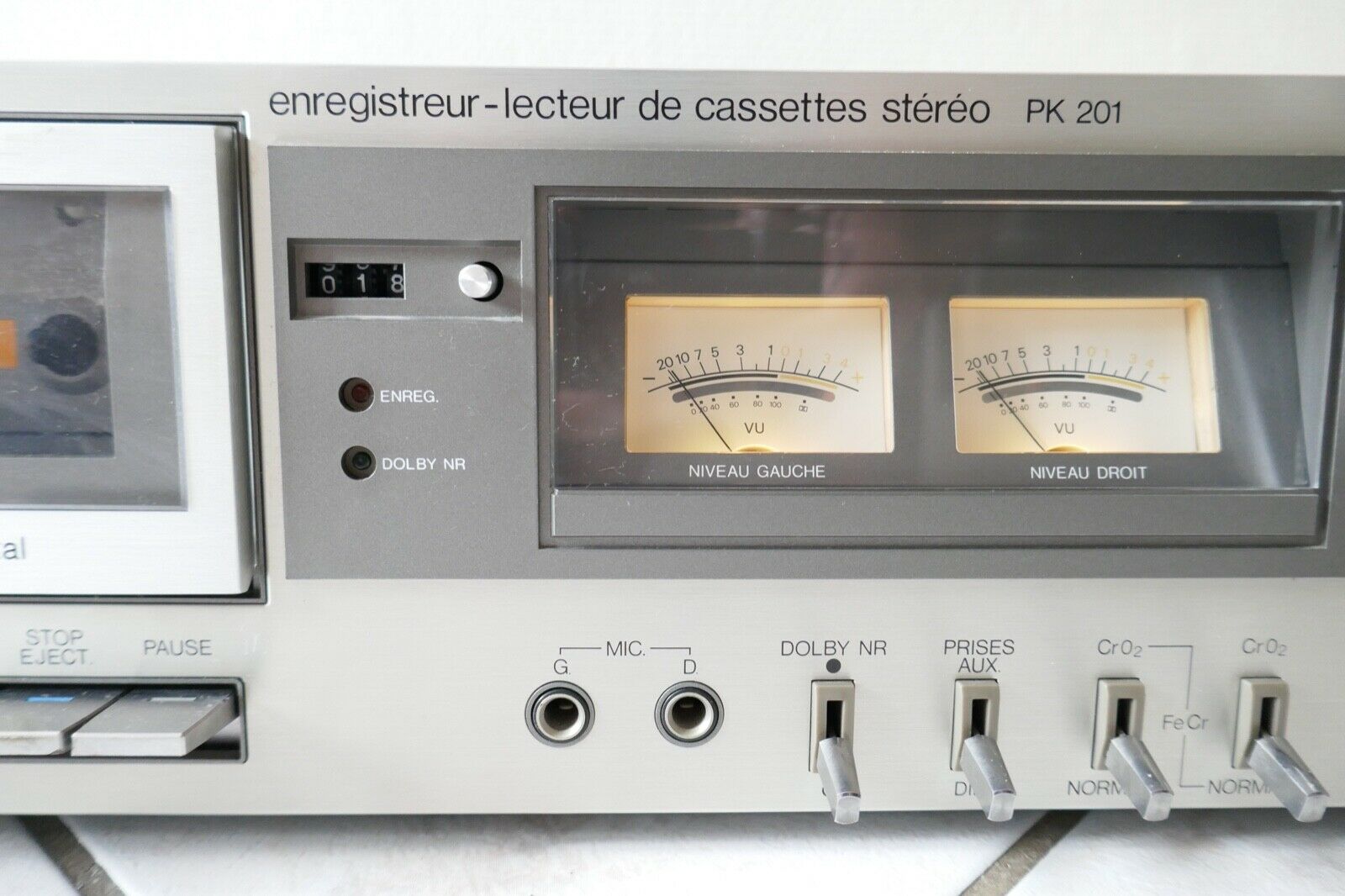 lecteur cassette tape deck brandt pk 201 vintage occasion