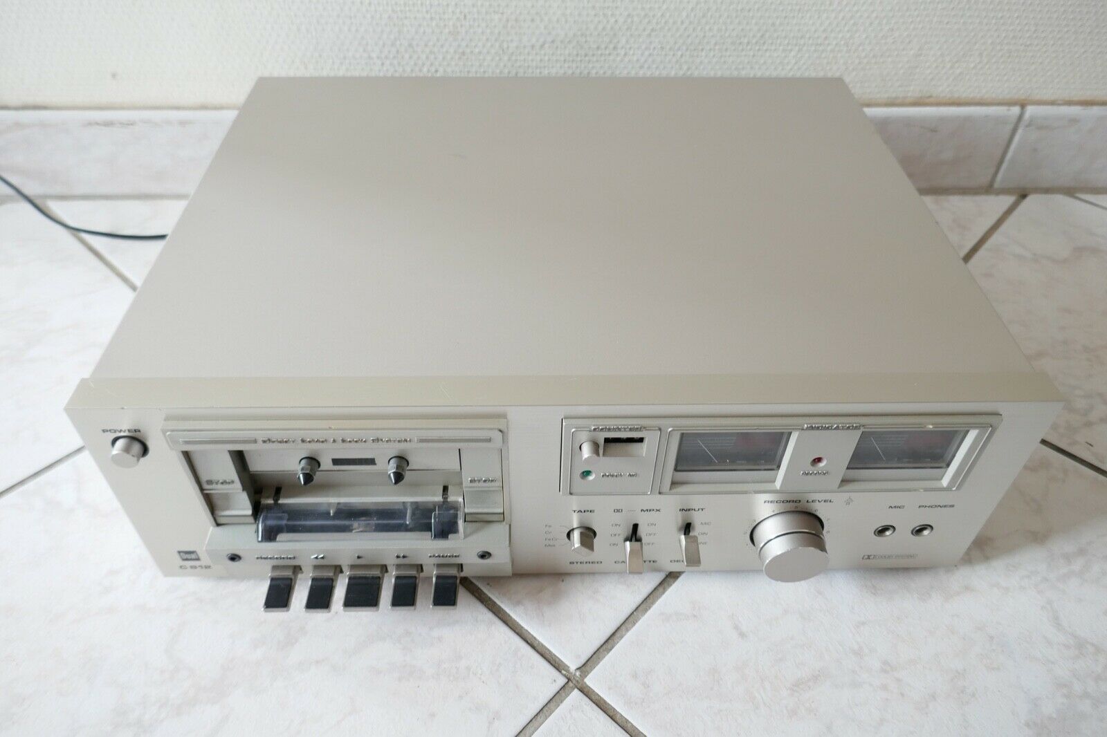 lecteur cassette tape deck dual c 812 vintage occasion