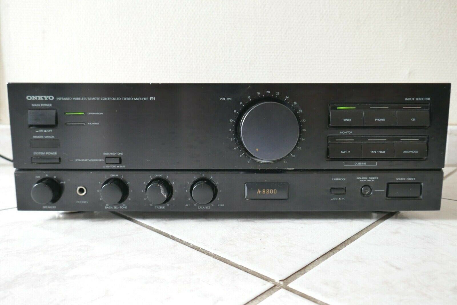 amplificateur amplifier onkyo a-8200 vintage occasion