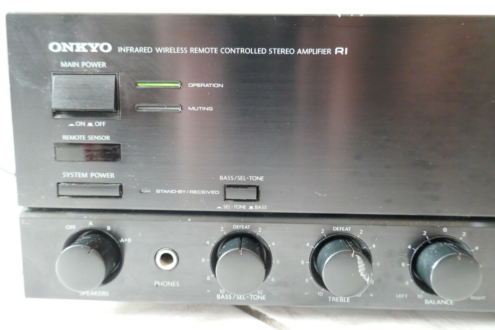 amplificateur amplifier onkyo a-8200 vintage occasion