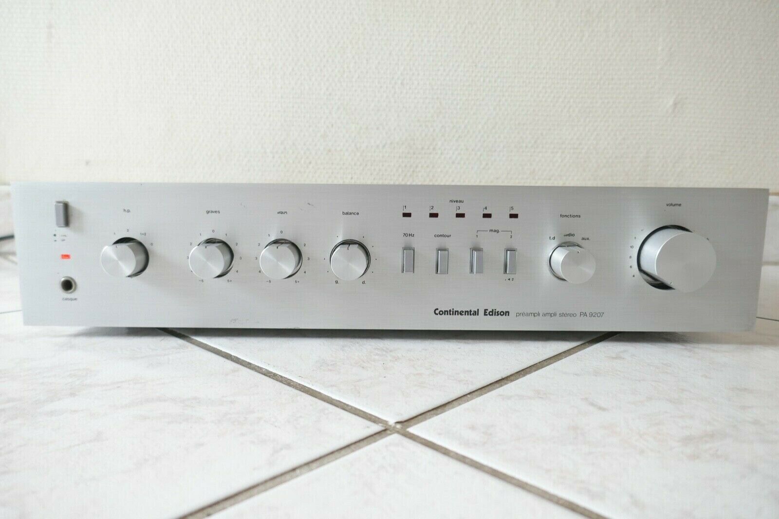 amplificateur amplifier continental edison PA 9207 vintage occasion