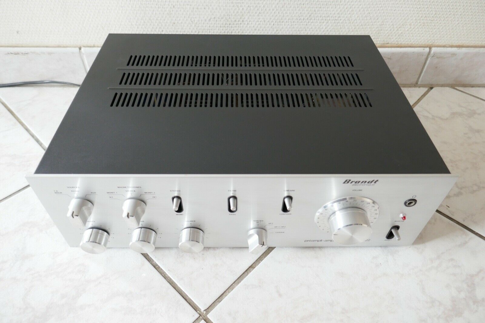 amplificateur amplifier brandt A 2522 vintage occasion