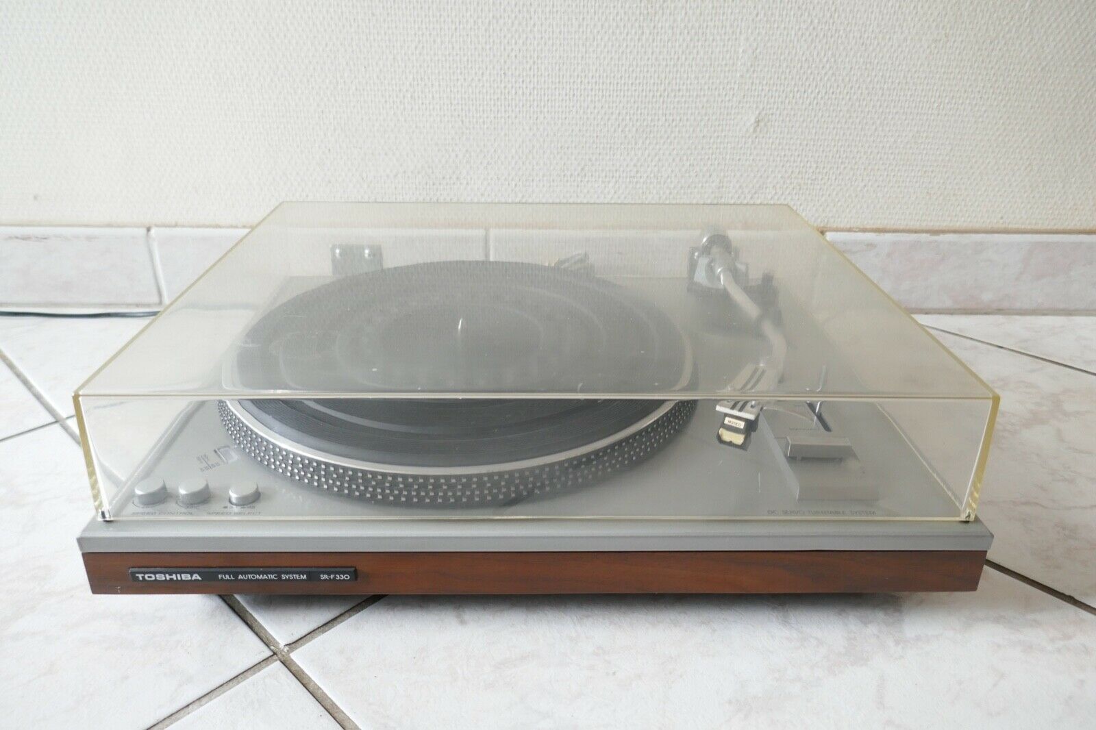 platine vinyle turntable toshiba SR-F330 vintage occasion