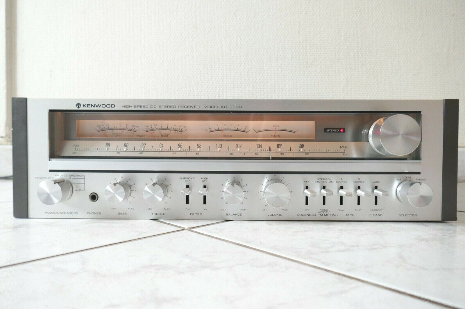 amplificateur amplifier kenwood KR-6050 vintage occasion