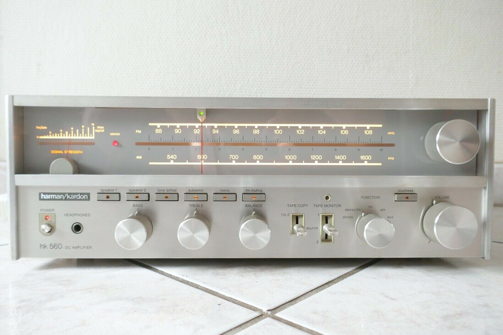 amplificateur amplifier harman kardon hk 560 vintage occasion