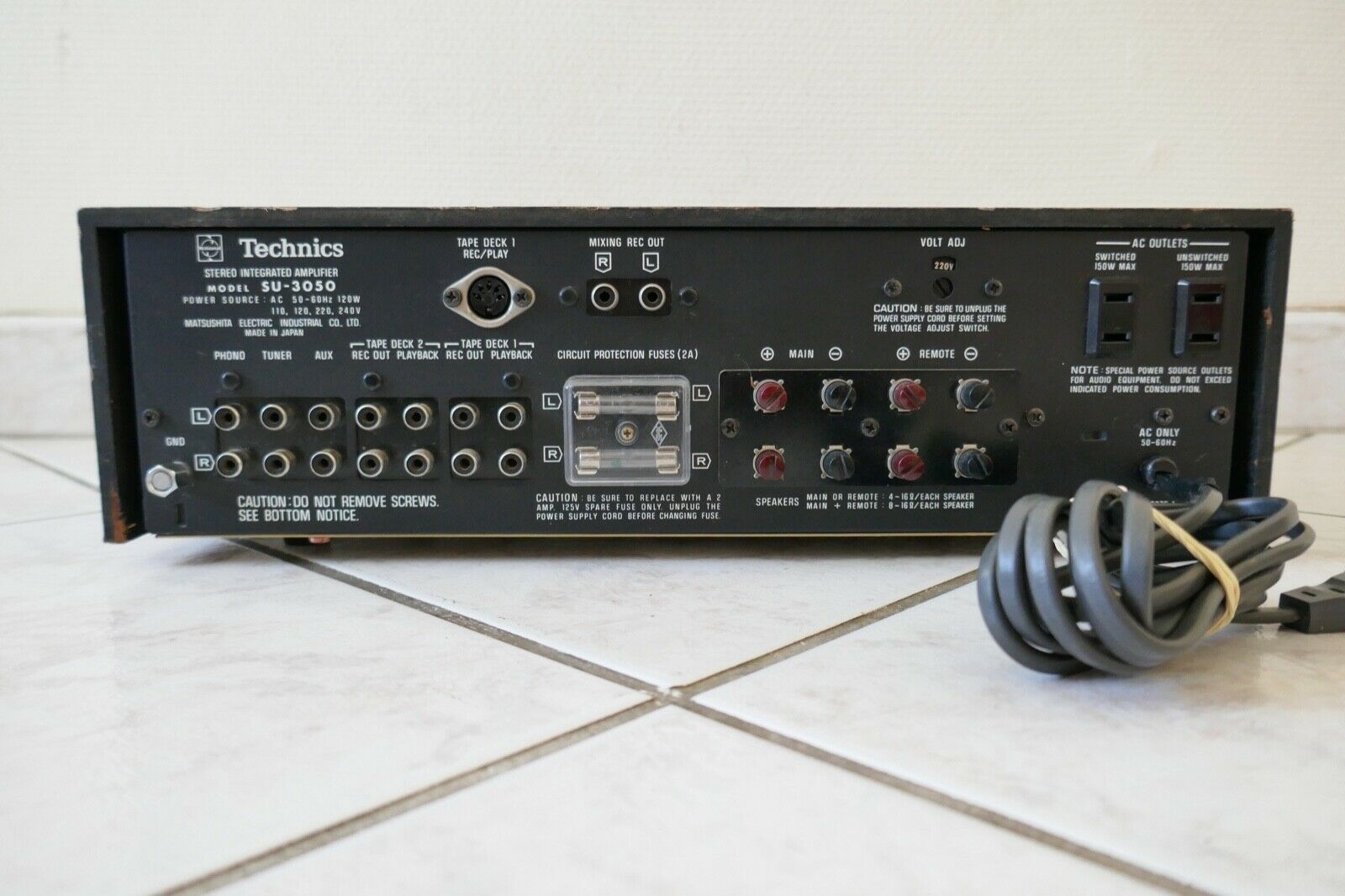 amplificateur amplifier technics SU-3050 vintage occasion