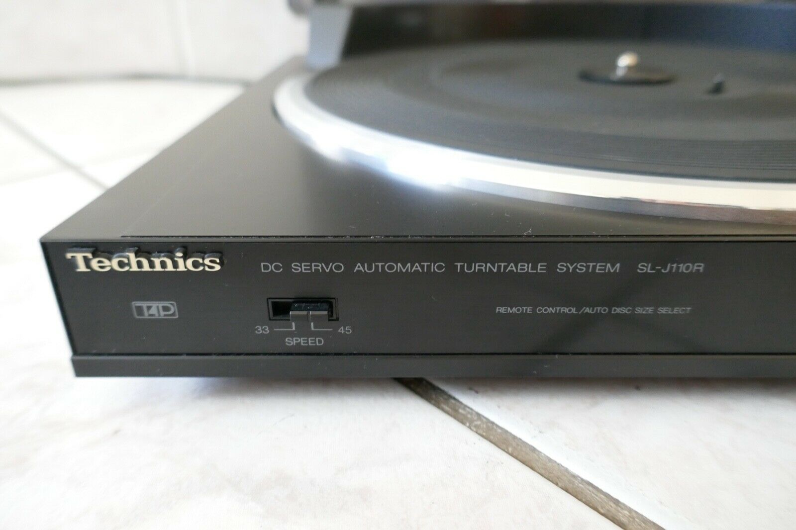 platine vinyle turntable technics SL-J110R vintage occasion