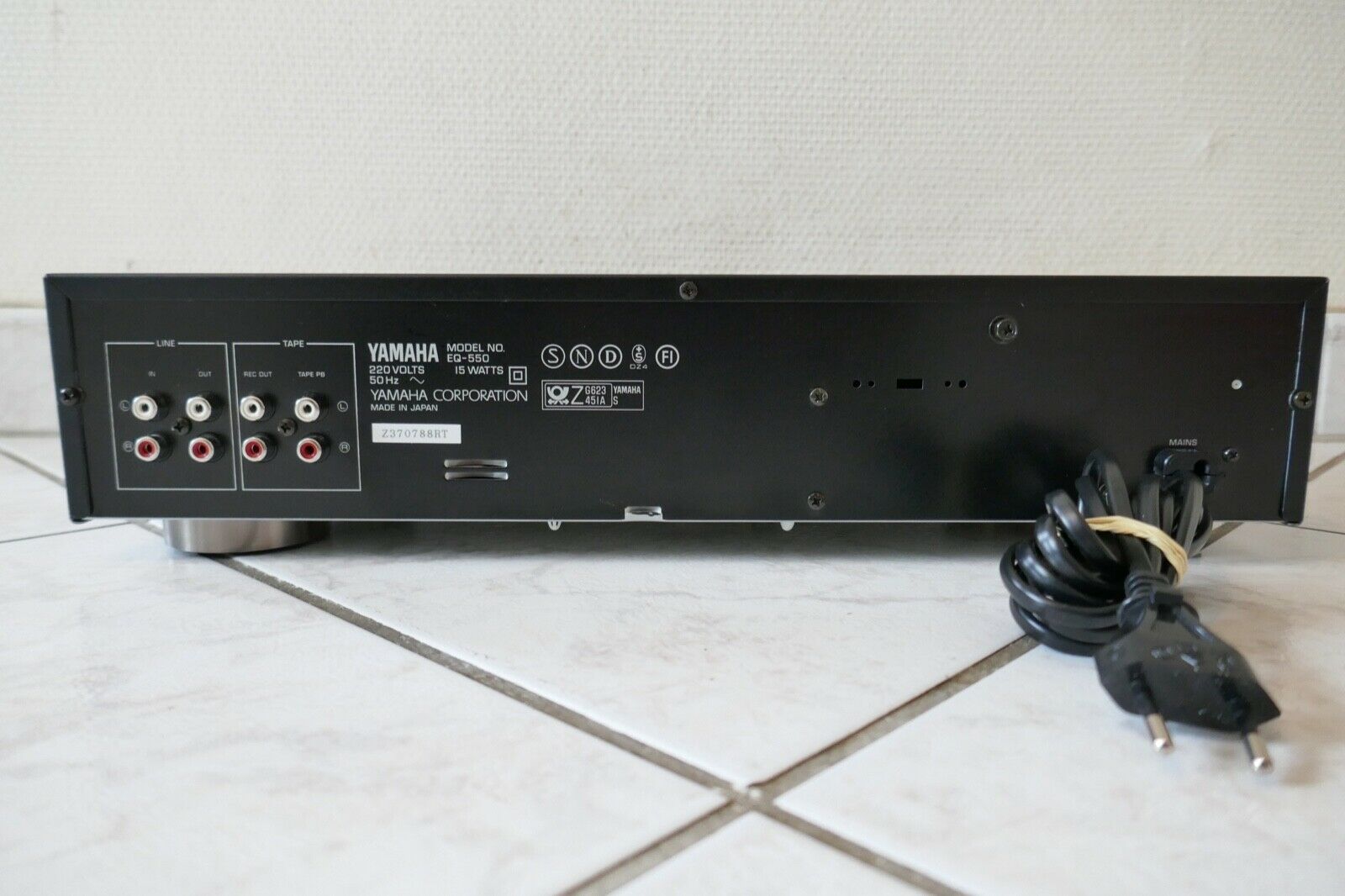 equaliseur equalizer yamaha eq-550 vintage occasion