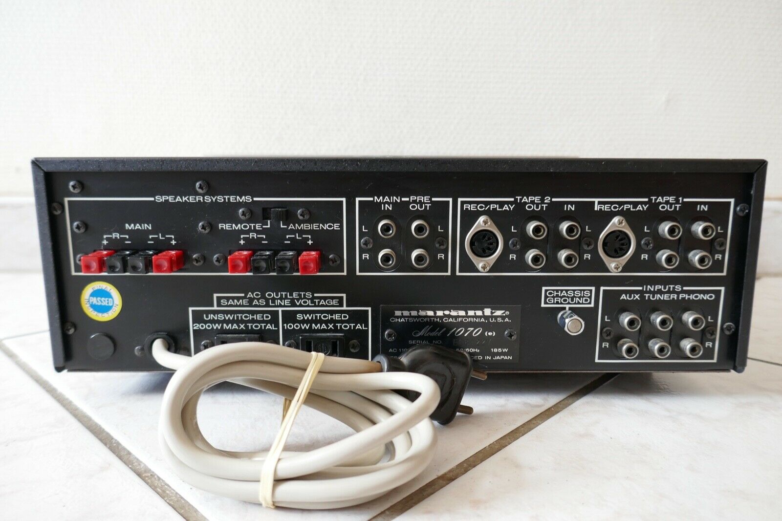amplificateur amplifier marantz model 1070 vintage occasion