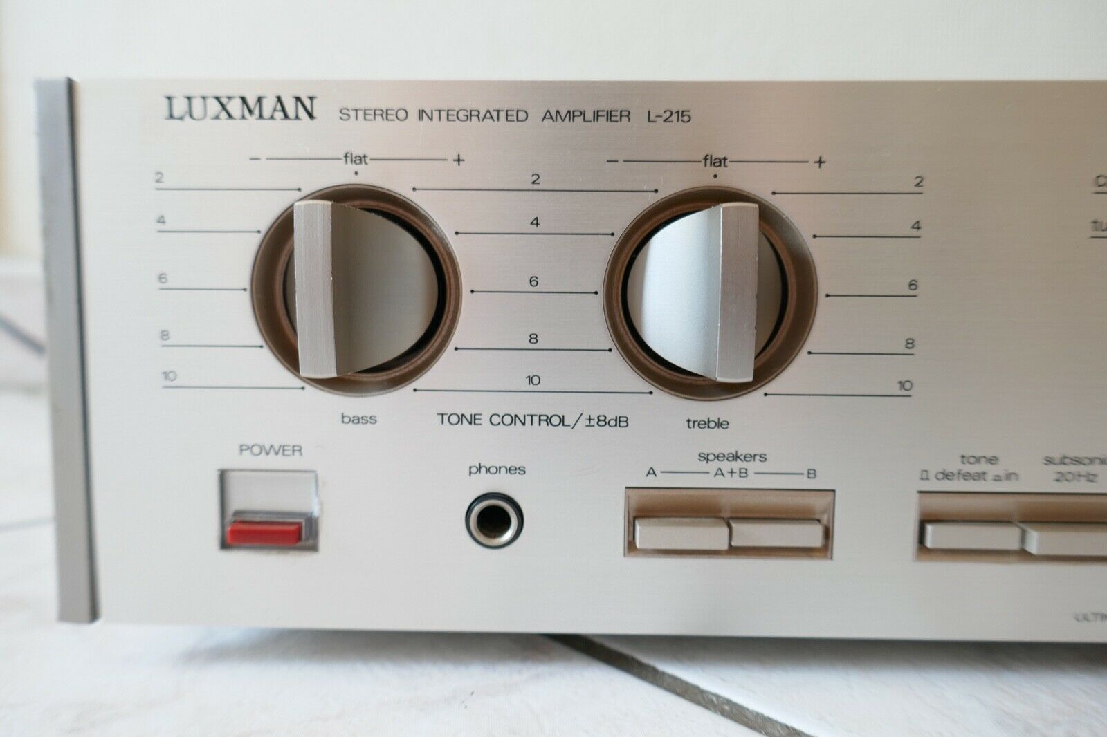 amplificateur amplifier luxman l-215 vintage occasion