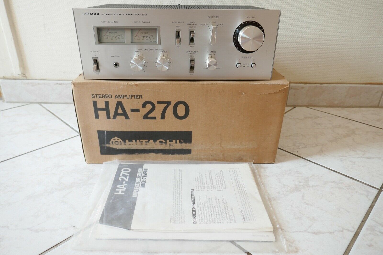 amplificateur amplifier hitachi ha-270 vintage occasion