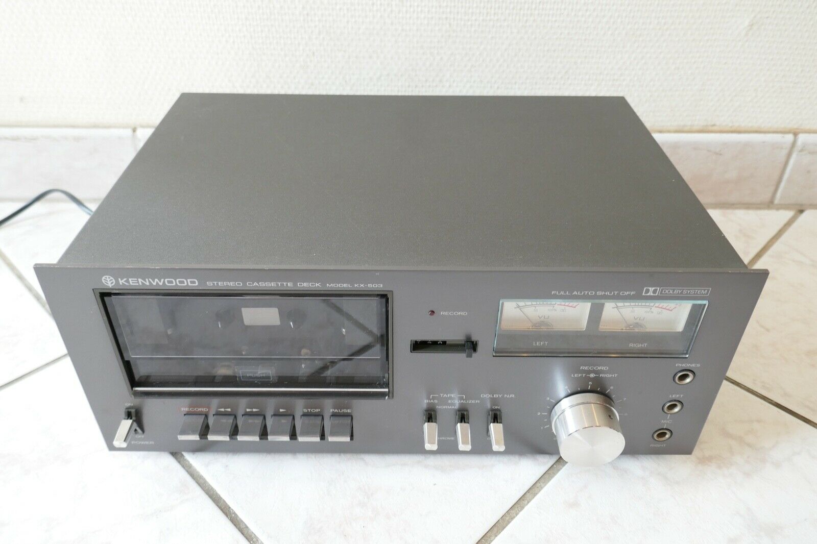 lecteur cassette kenwood KX-503 vintage occasion
