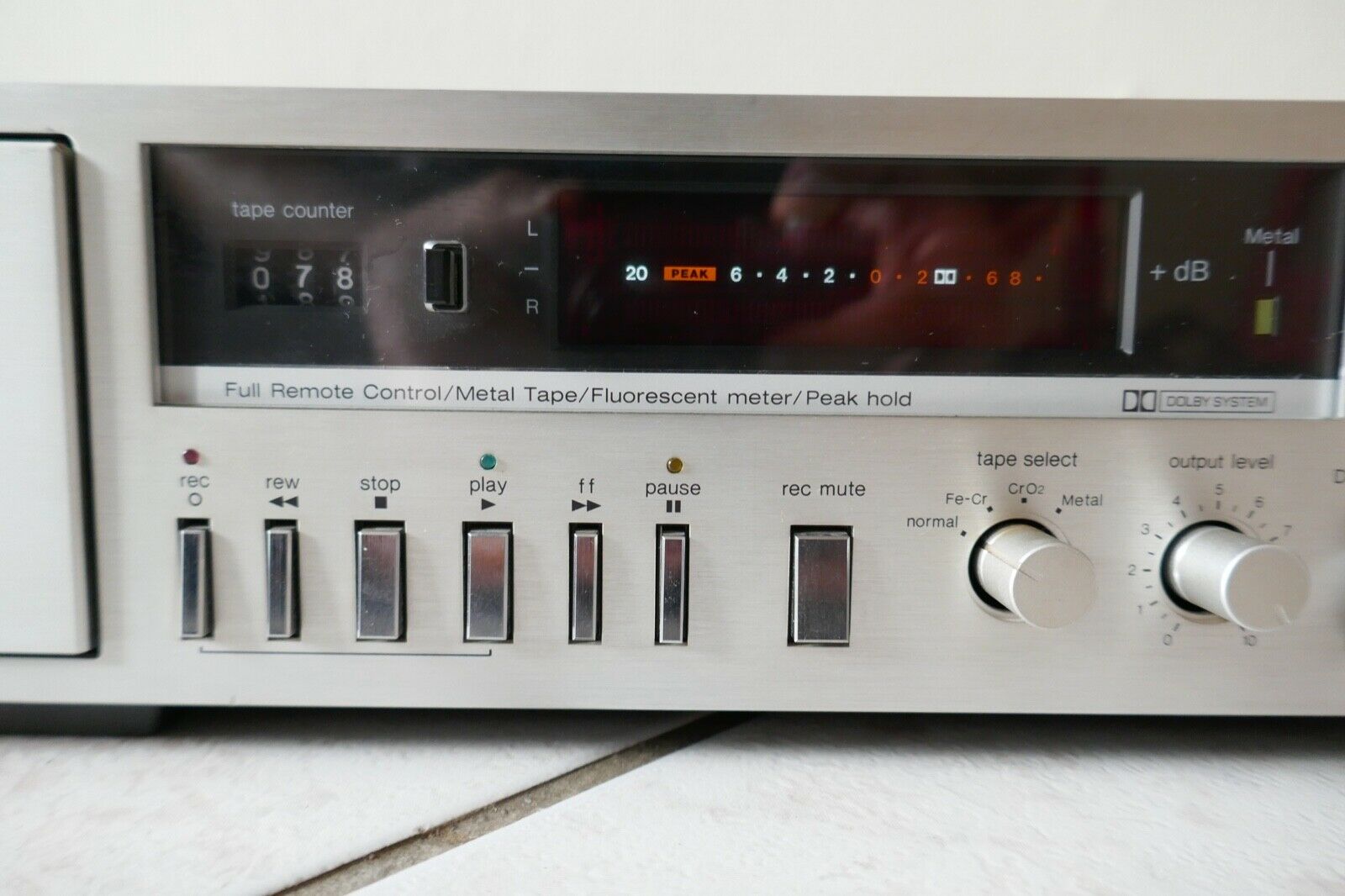 lecteur cassette tape deck technics RS-M45 vintage occasion