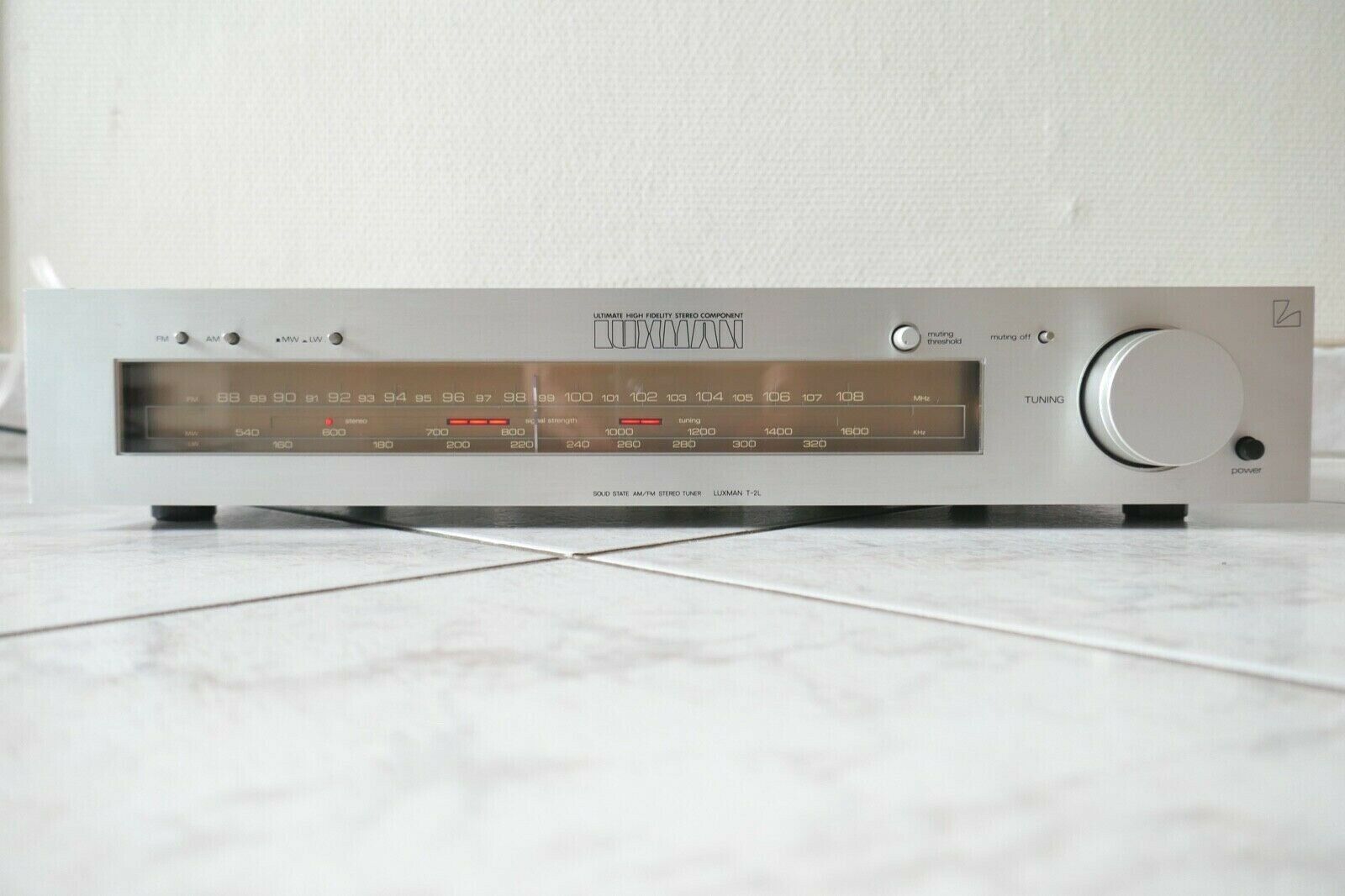 tuner radio luxman t-2l vintage occasion