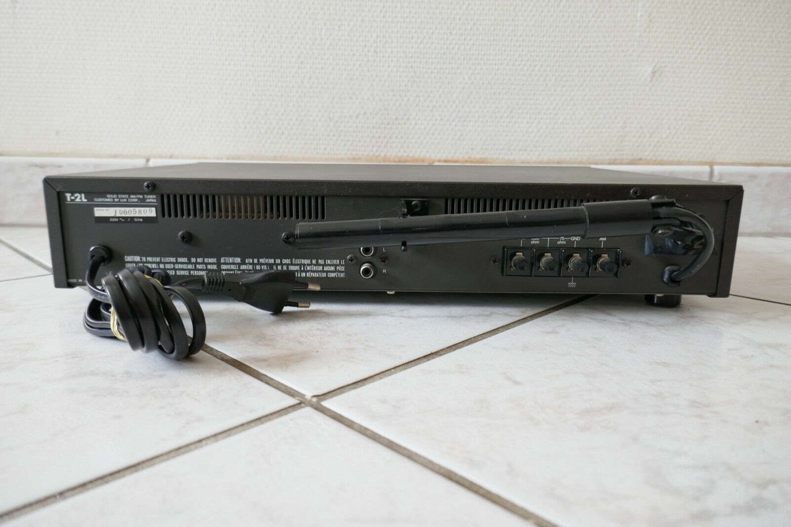 tuner radio luxman t-2l vintage occasion