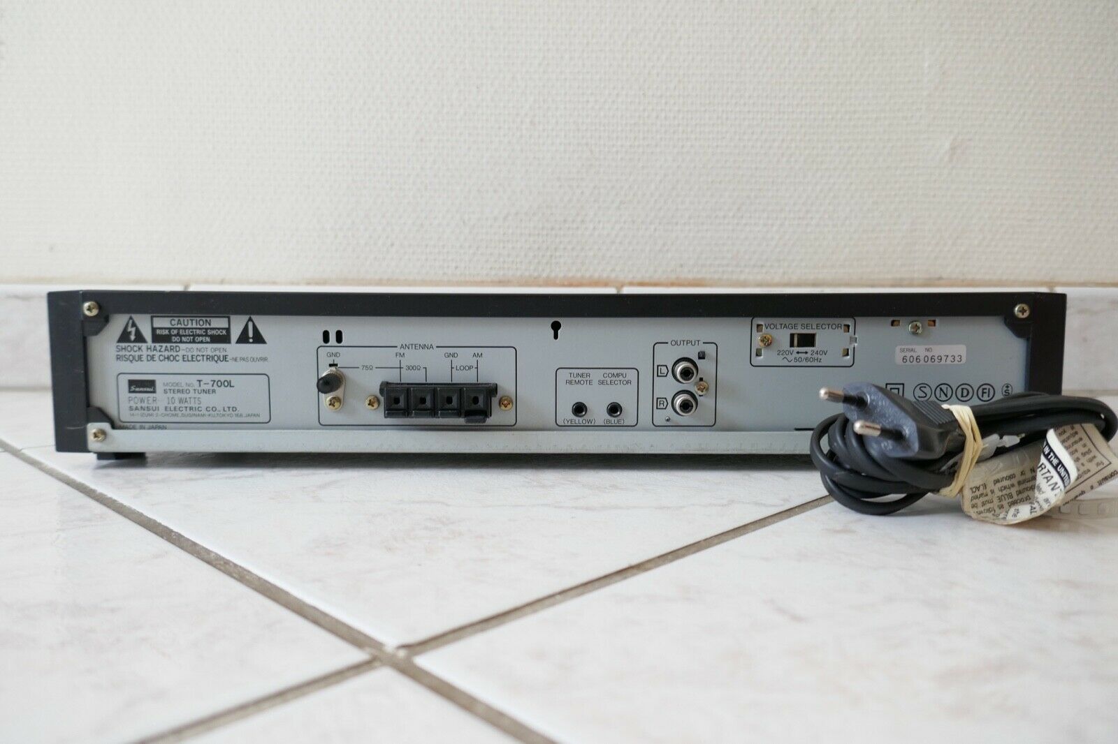 tuner radio sansui T-700L vintage occasion