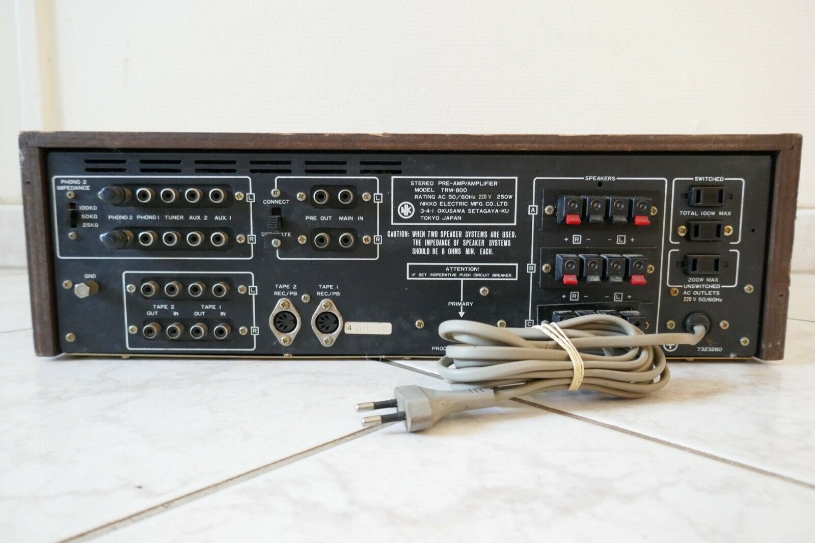 amplificateur amplifier nikko TRM-800 vintage occasion