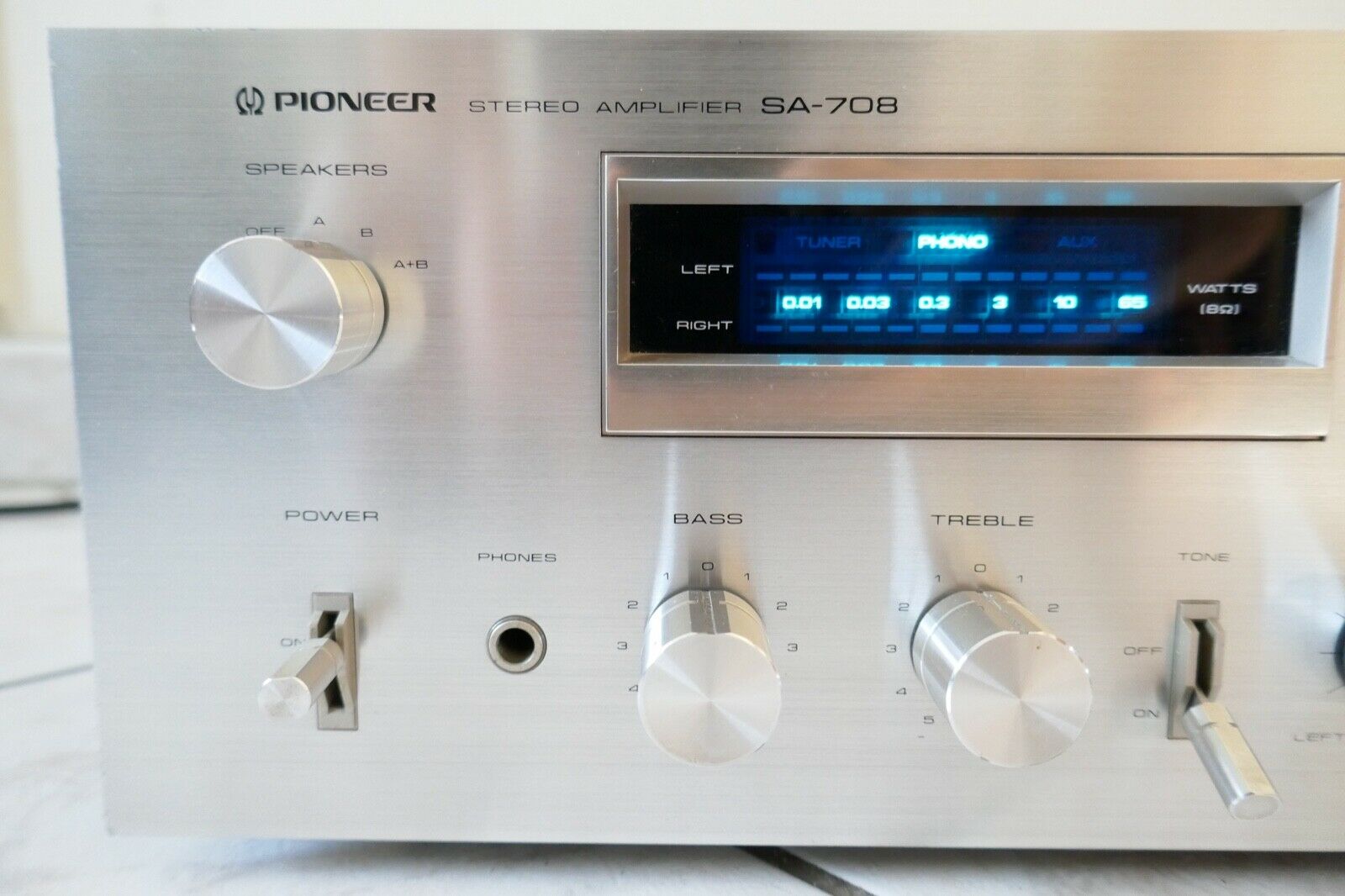 amplificateur amplifier pioneer sa-708 vintage occasion