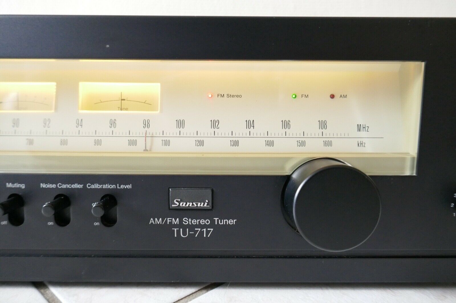 tuner radio sansui TU-717 vintage occasion