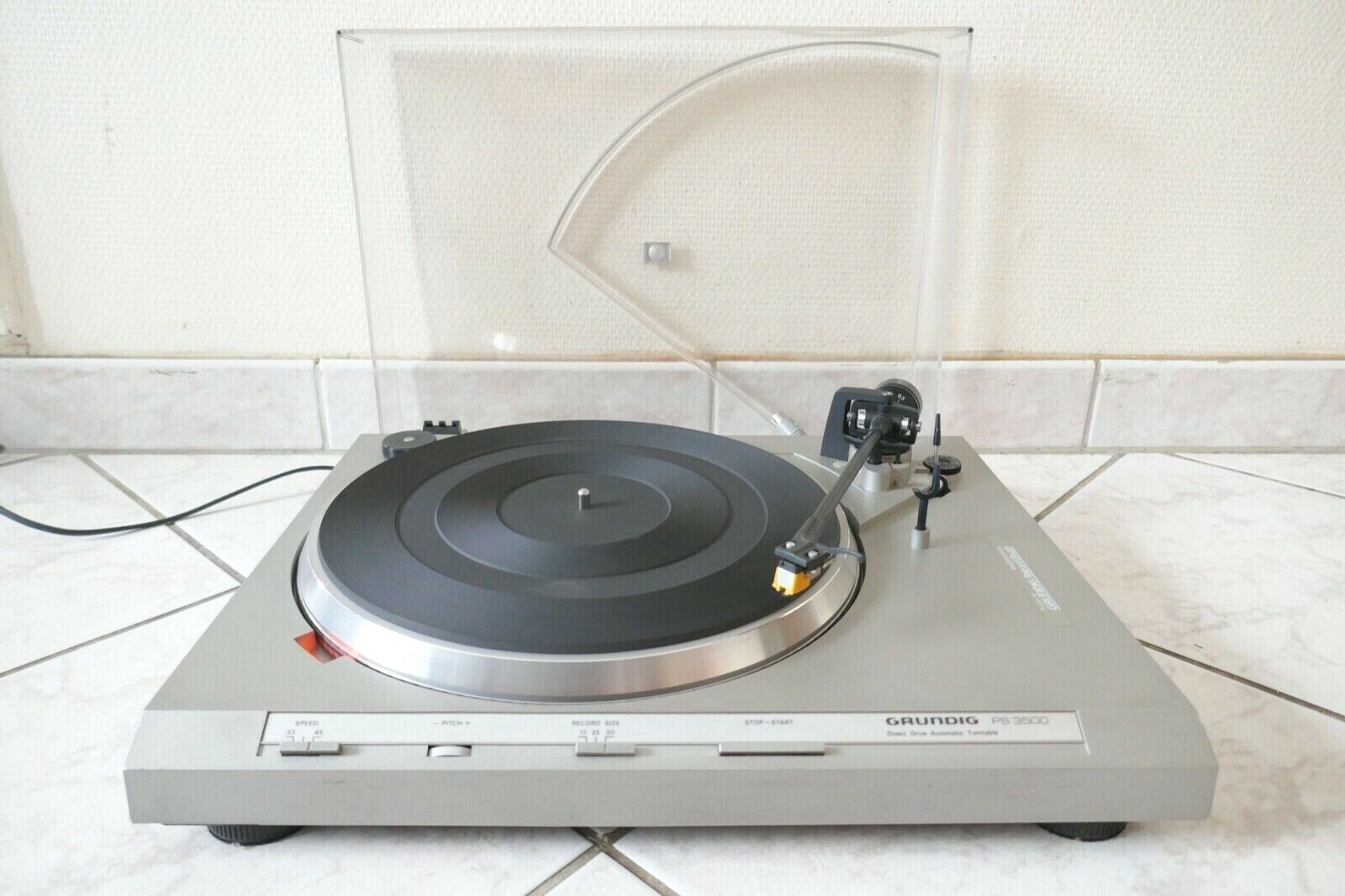 platine vinyle turntable grundig PS 3500 vintage occasion