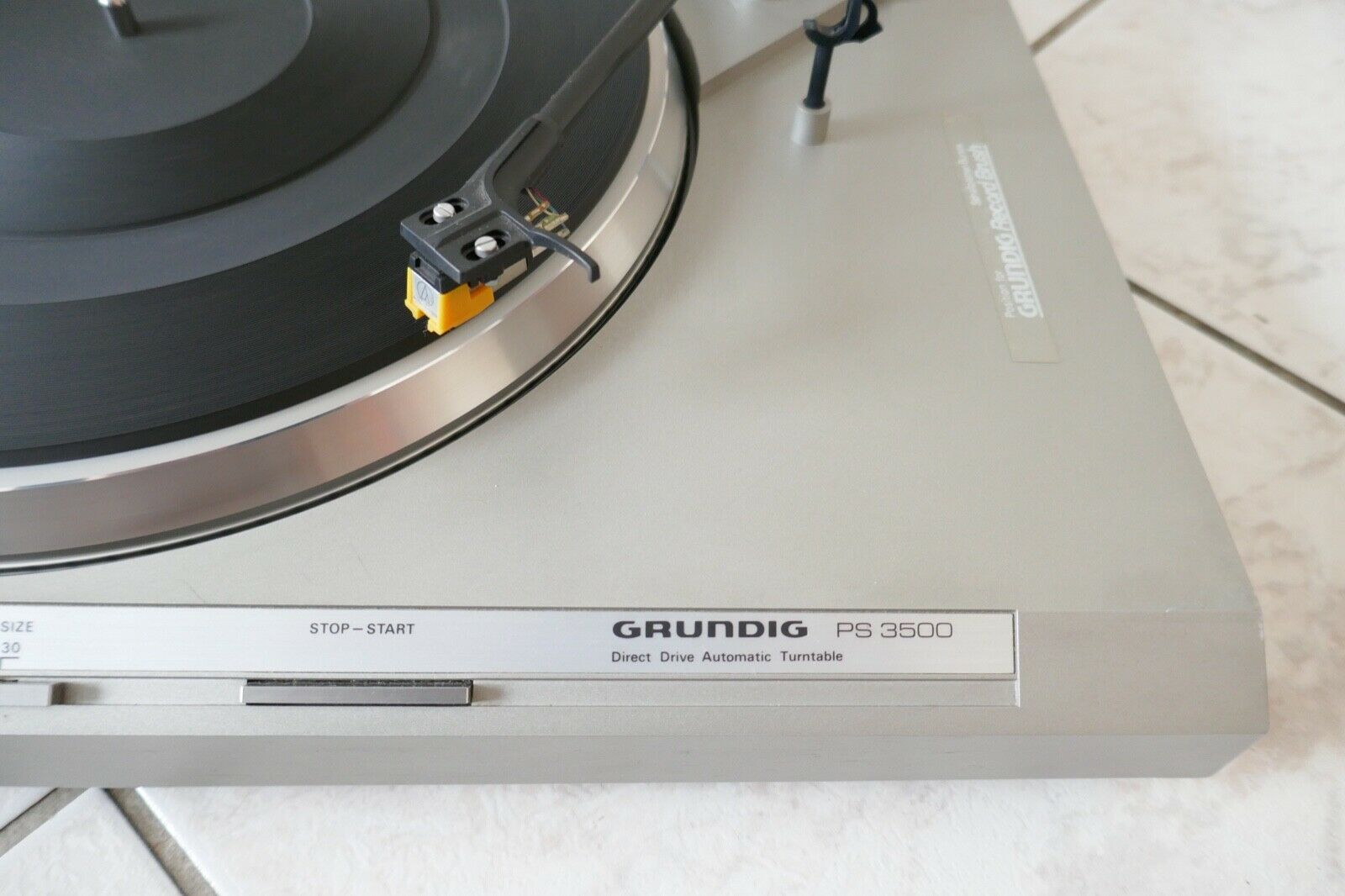 platine vinyle turntable grundig PS 3500 vintage occasion