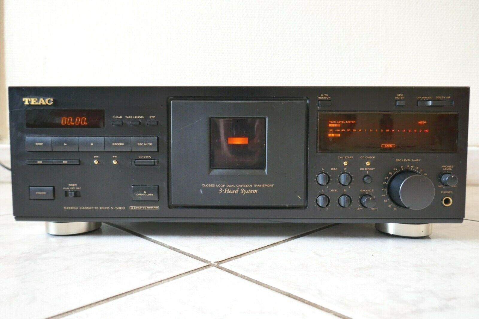 lecteur cassette tape deck TEAC v-5000 vintage occasion