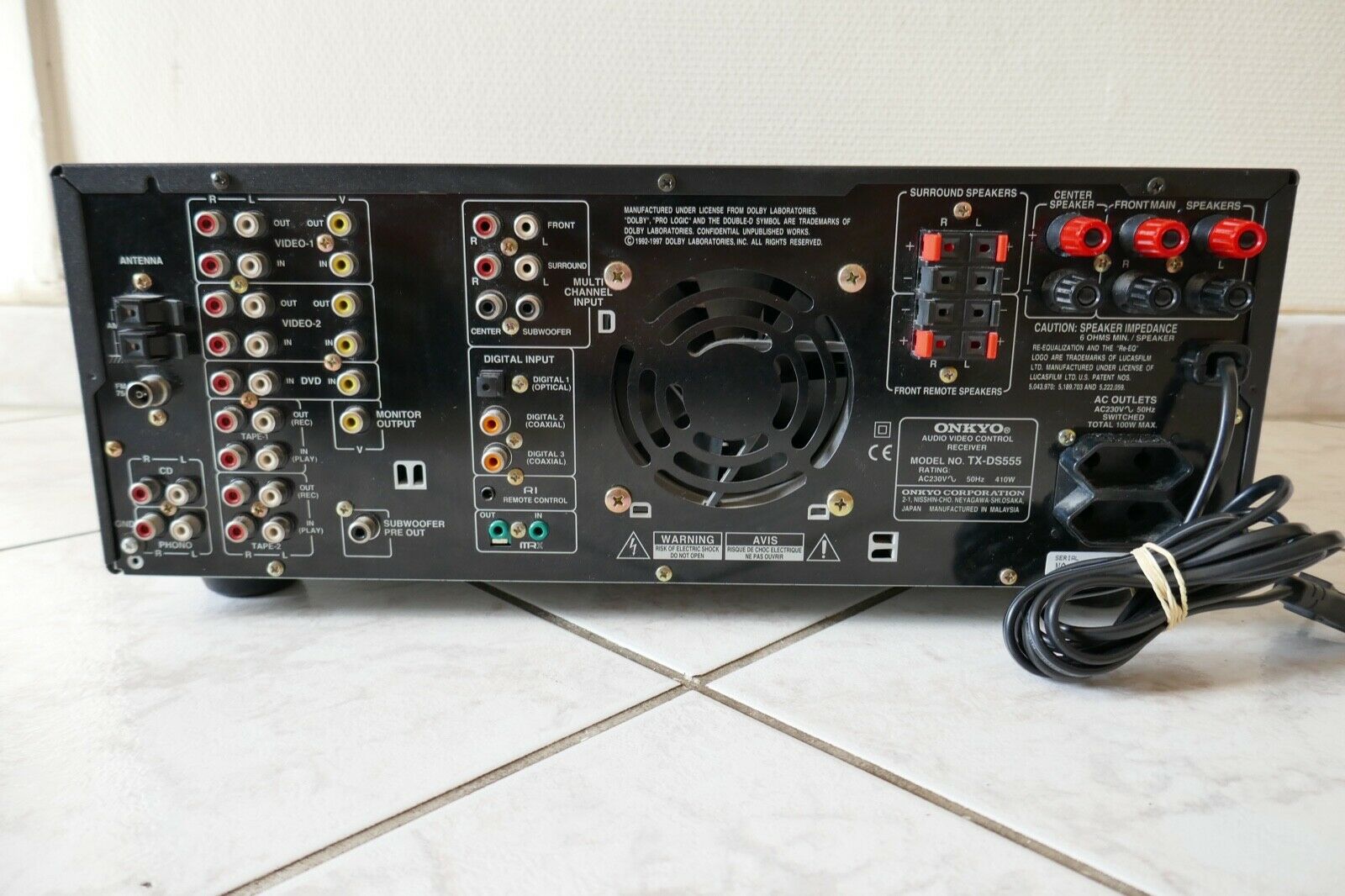 amplificateur amplifier onkyo TX-DS555 vintage occasion