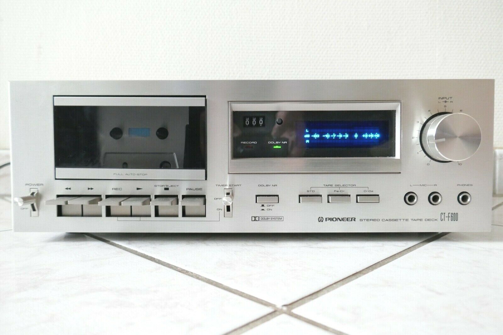 lecteur cassette tape pioneer ct-f600 occasion vintage