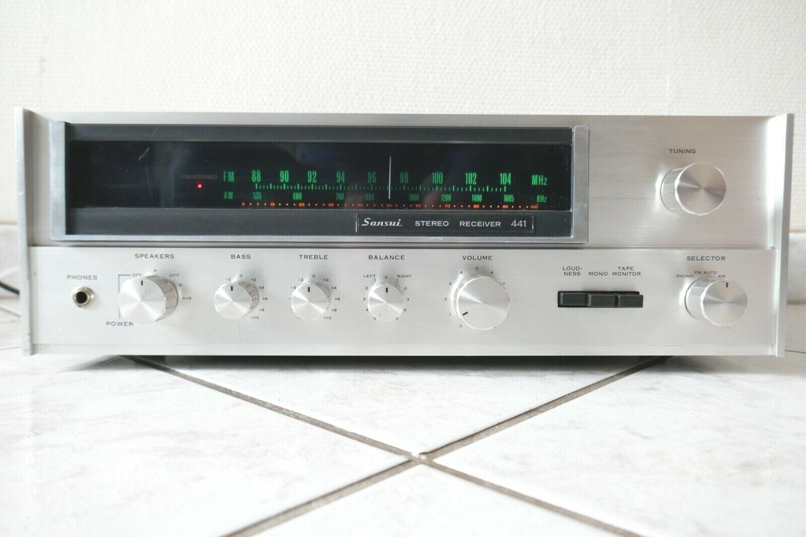 amplificateur amplifier sansui 441 occasion vintage