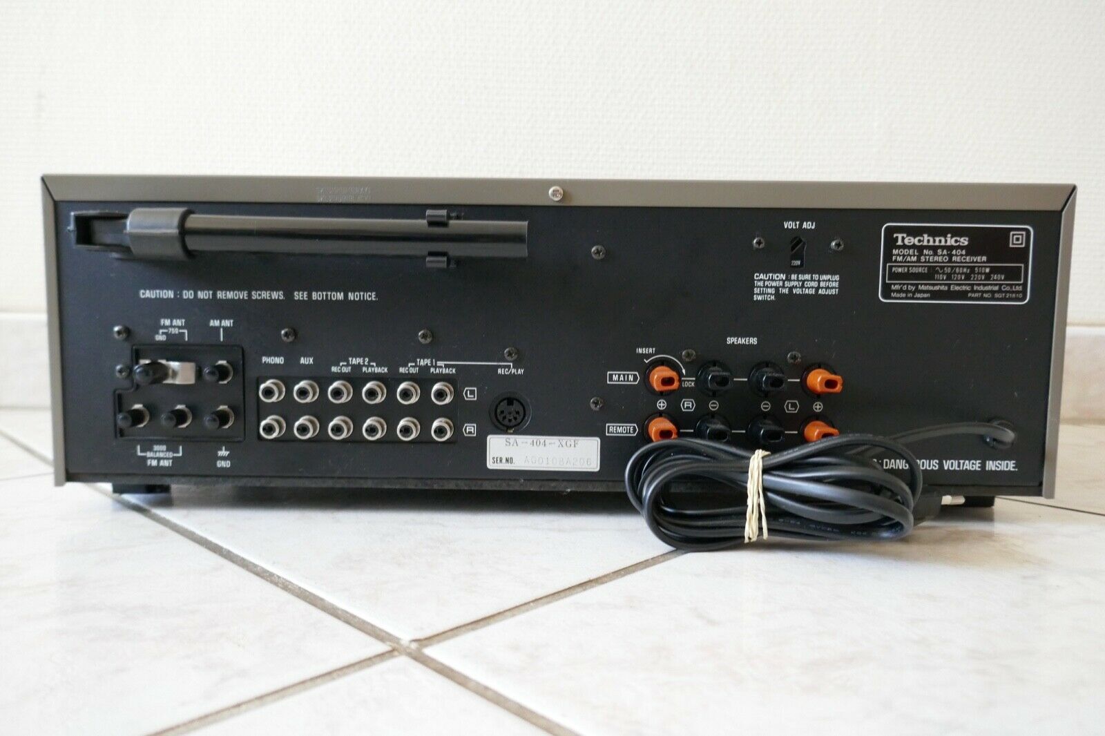 amplificateur amplifier technics sa-404 occasion vintage