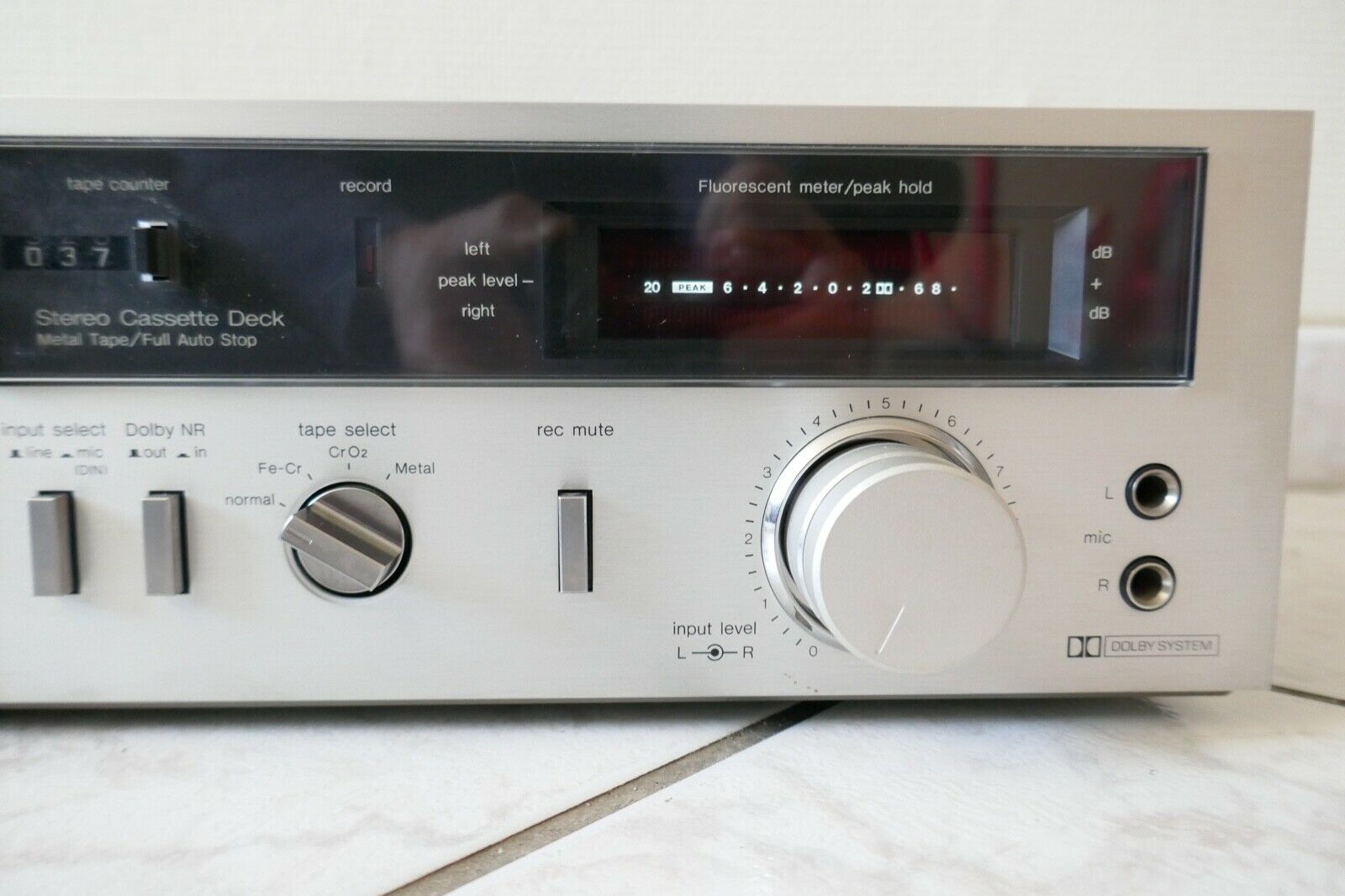 lecteur cassette tape deck technics RS-M14 vintage occasion