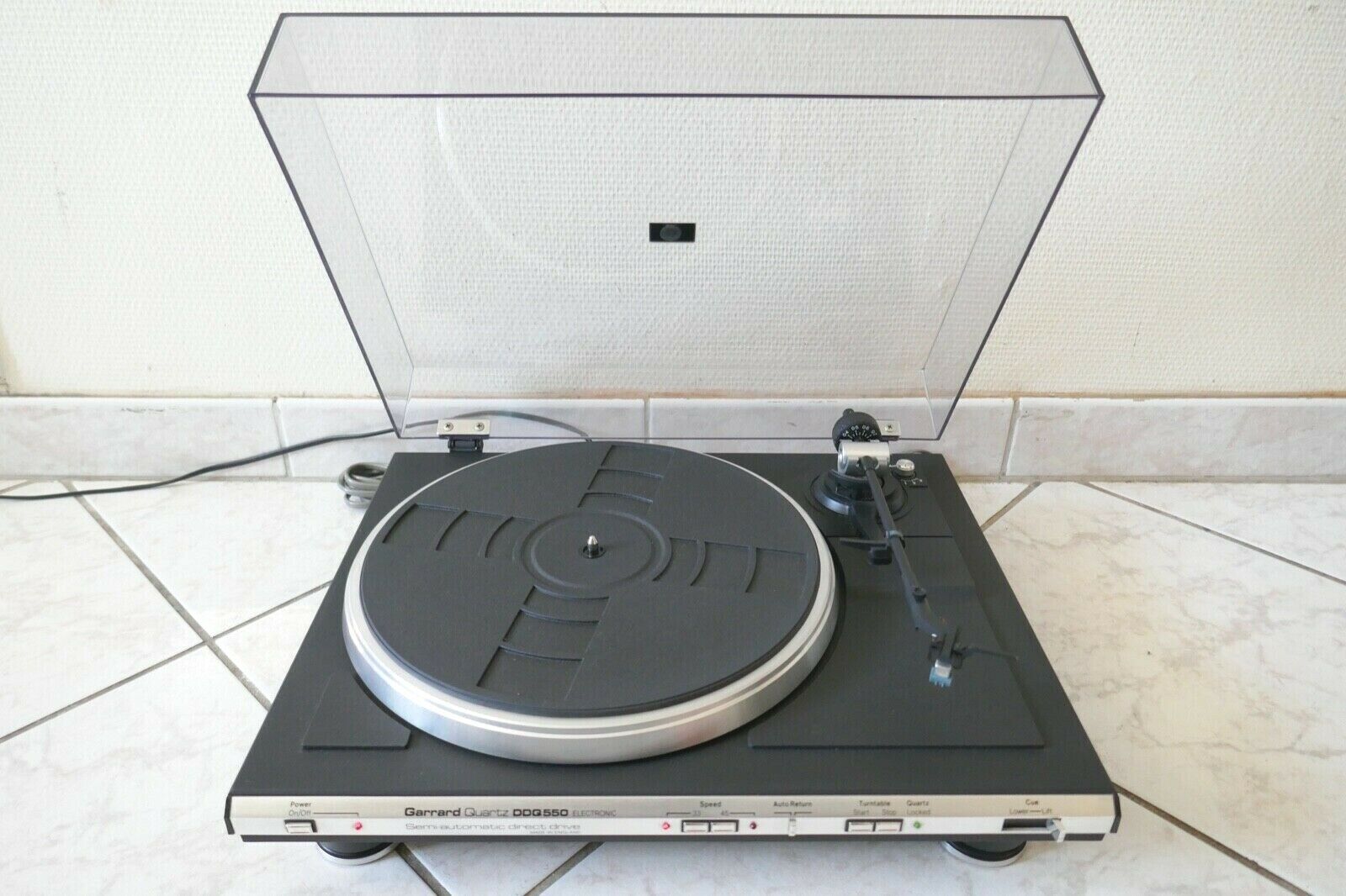 platine vinyle turntable garrard ddq 550 vintage occasion