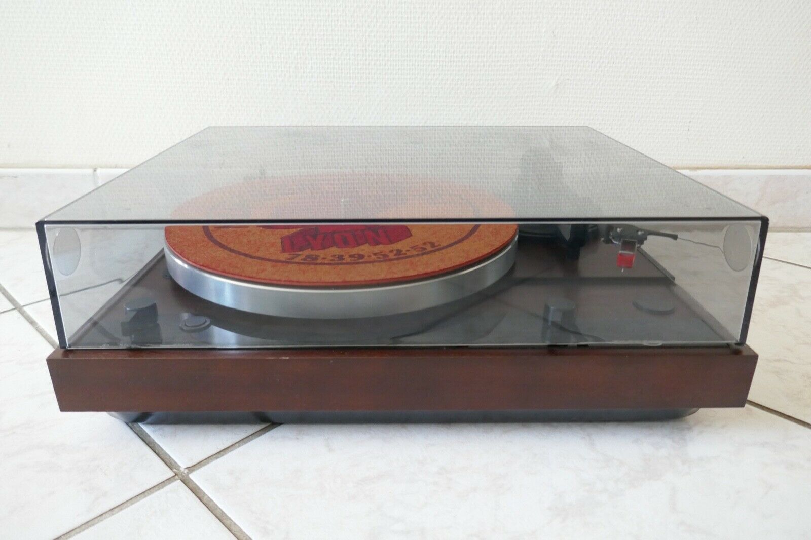 platine vinyle turntable thorens TD 318 MKII vintage occasion