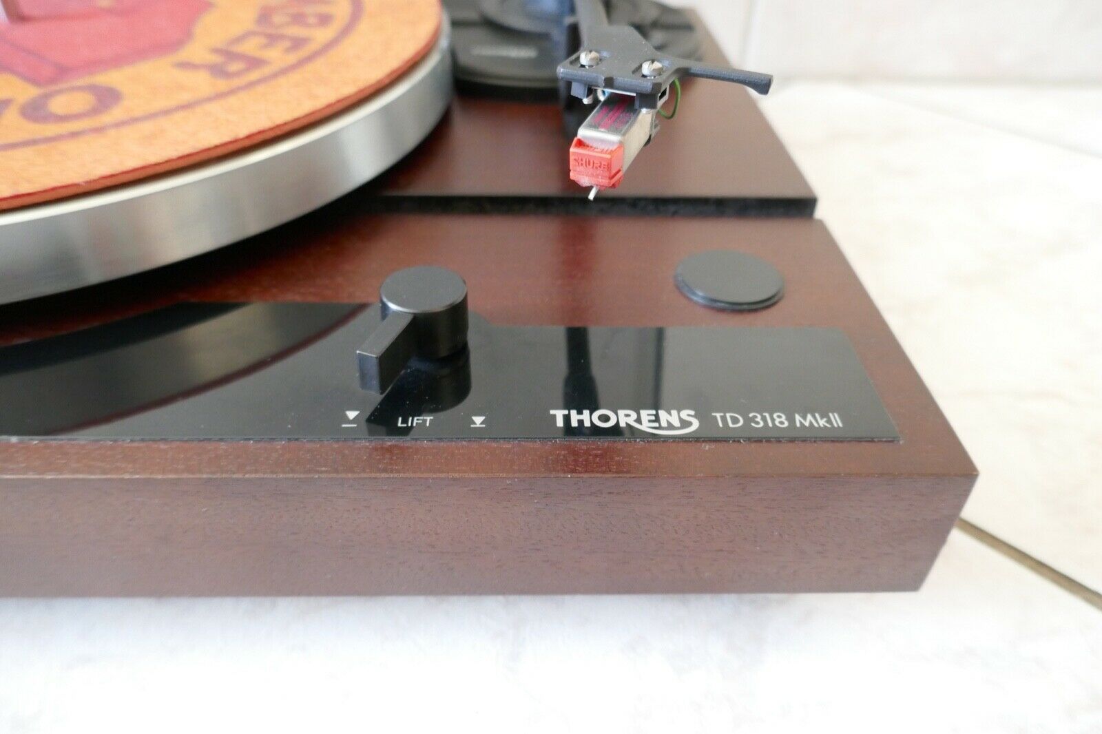 platine vinyle turntable thorens TD 318 MKII vintage occasion